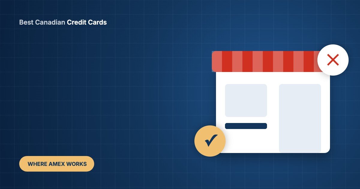 Which stores accept American Express in Canada